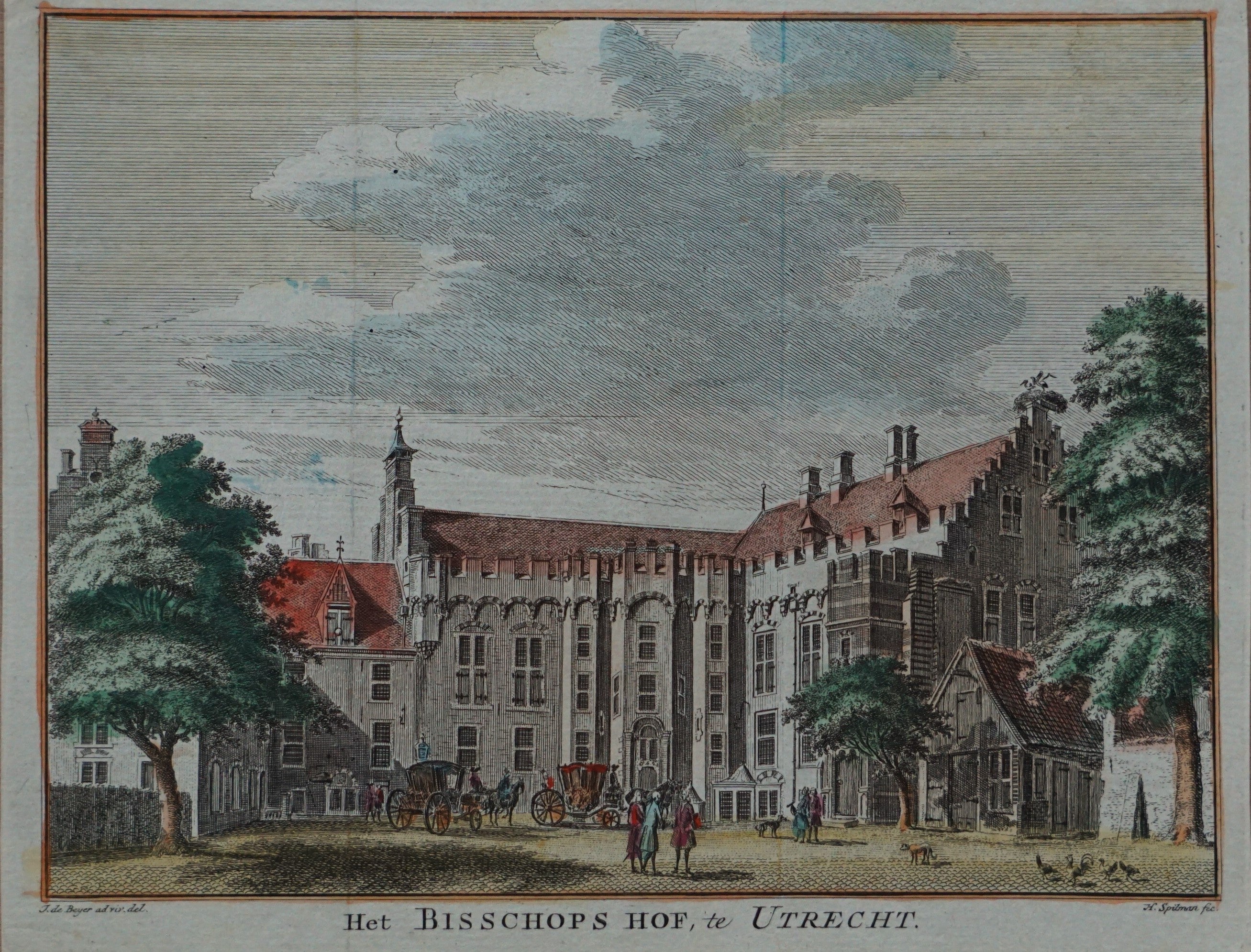 Het Bisschop's Hof - ca. 1750