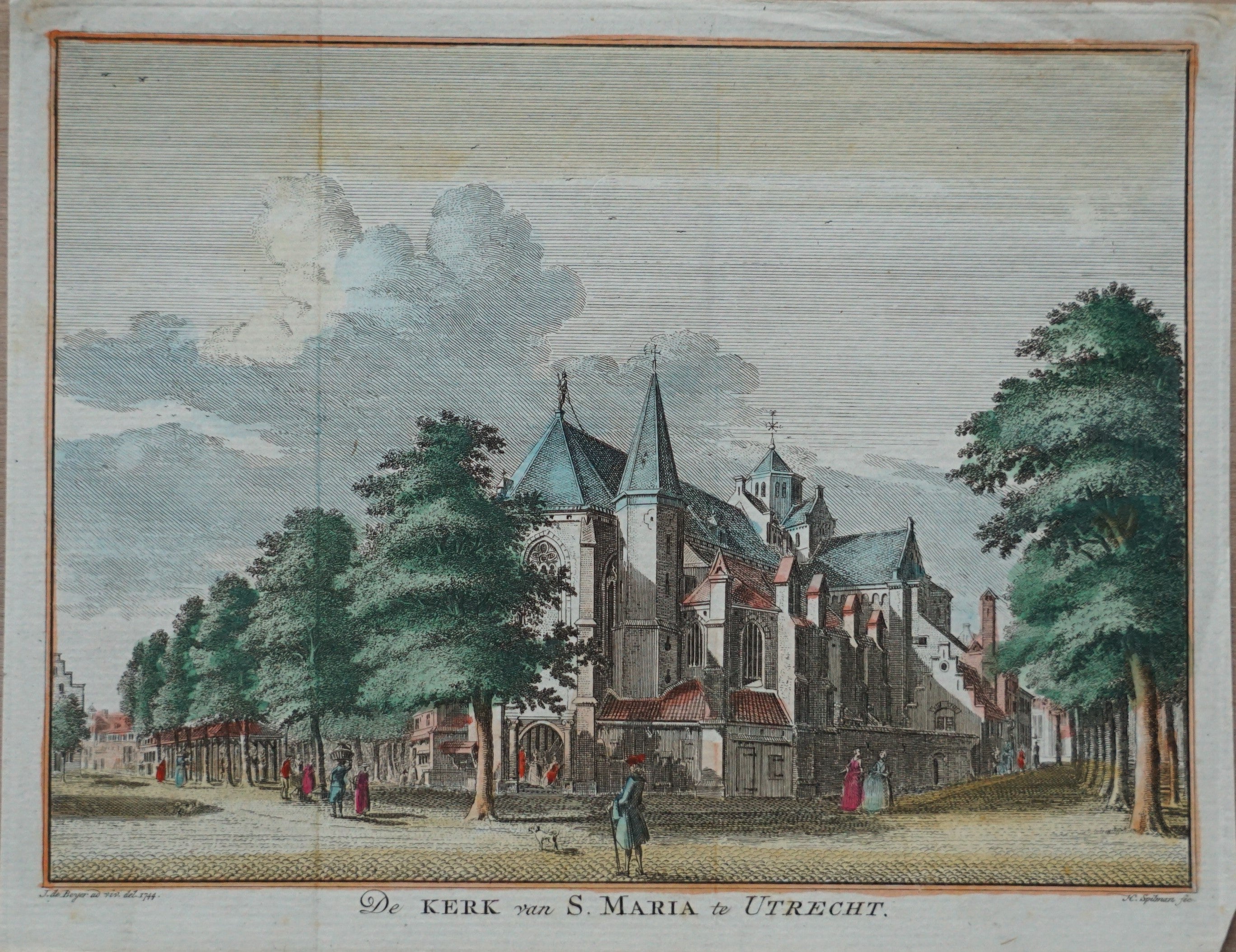 De Mariakerk te Utrecht - ca. 1750