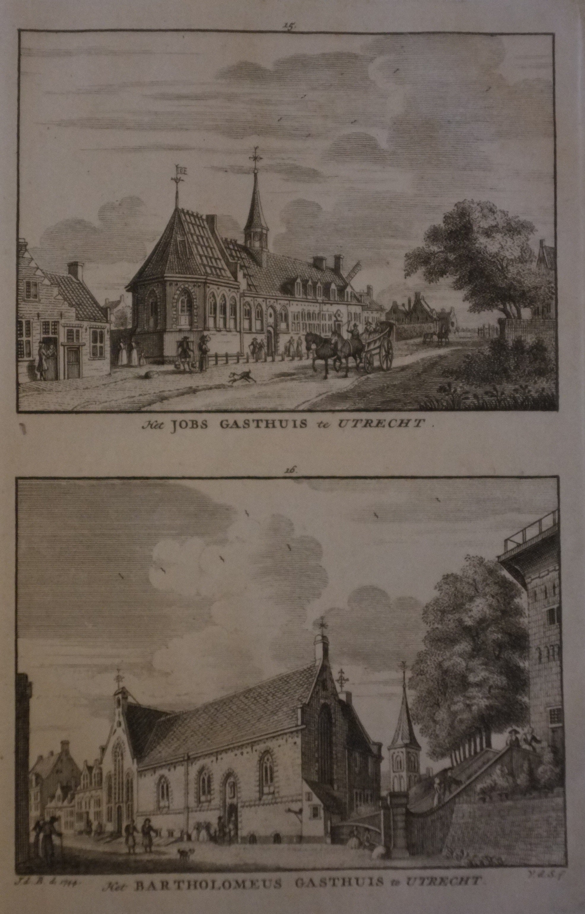 St. Jobsgasthuis / Barthomeus Gasthuis - ca. 1750