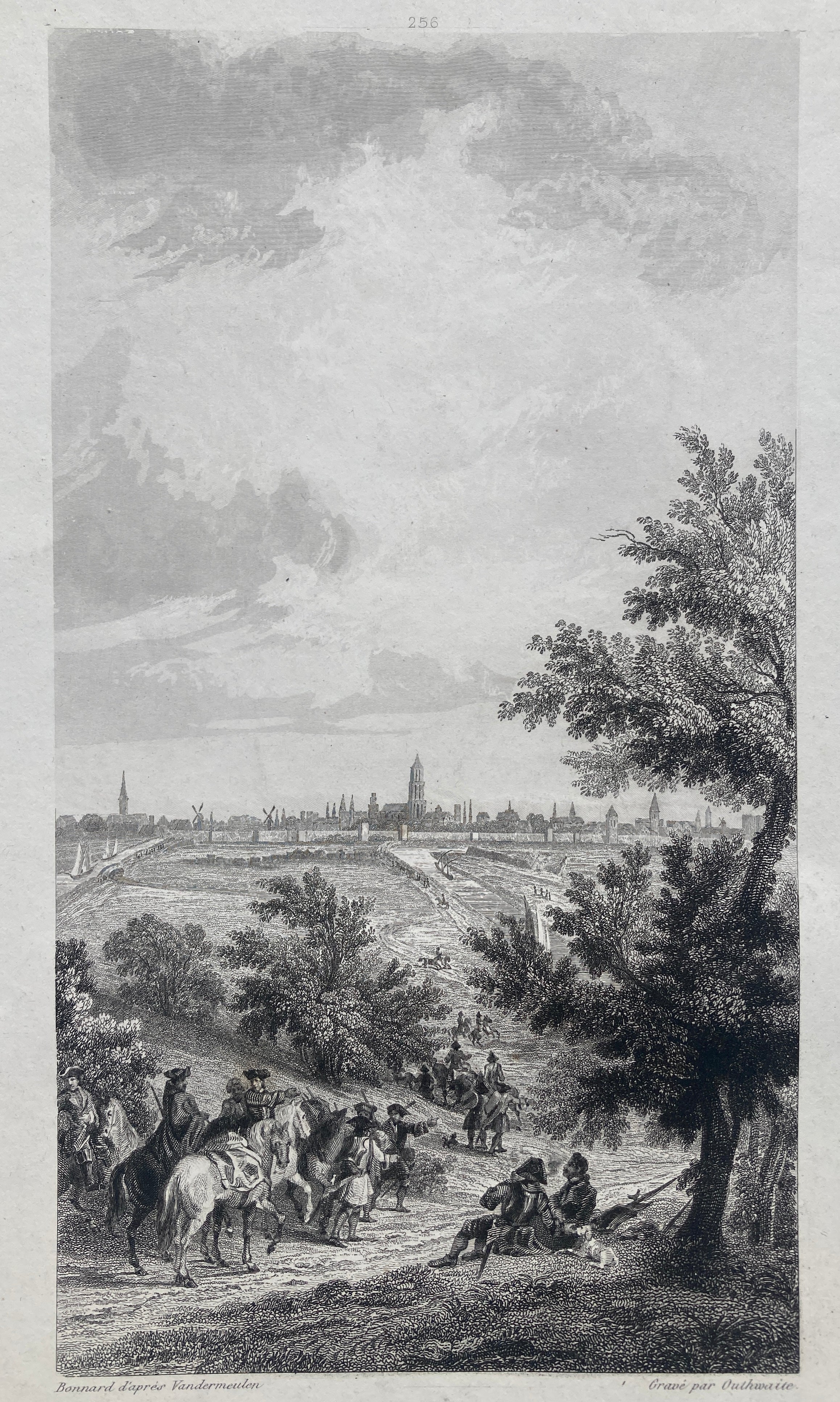 Overgave van de Stad Utrecht- 30 juni, 1672. Outhwaite 1844.