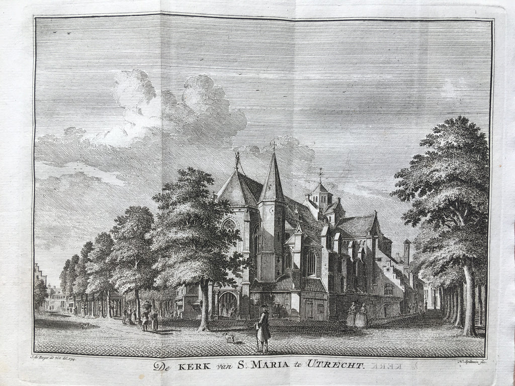 De Kerk van St. Maria te Utrecht - ca. 1750