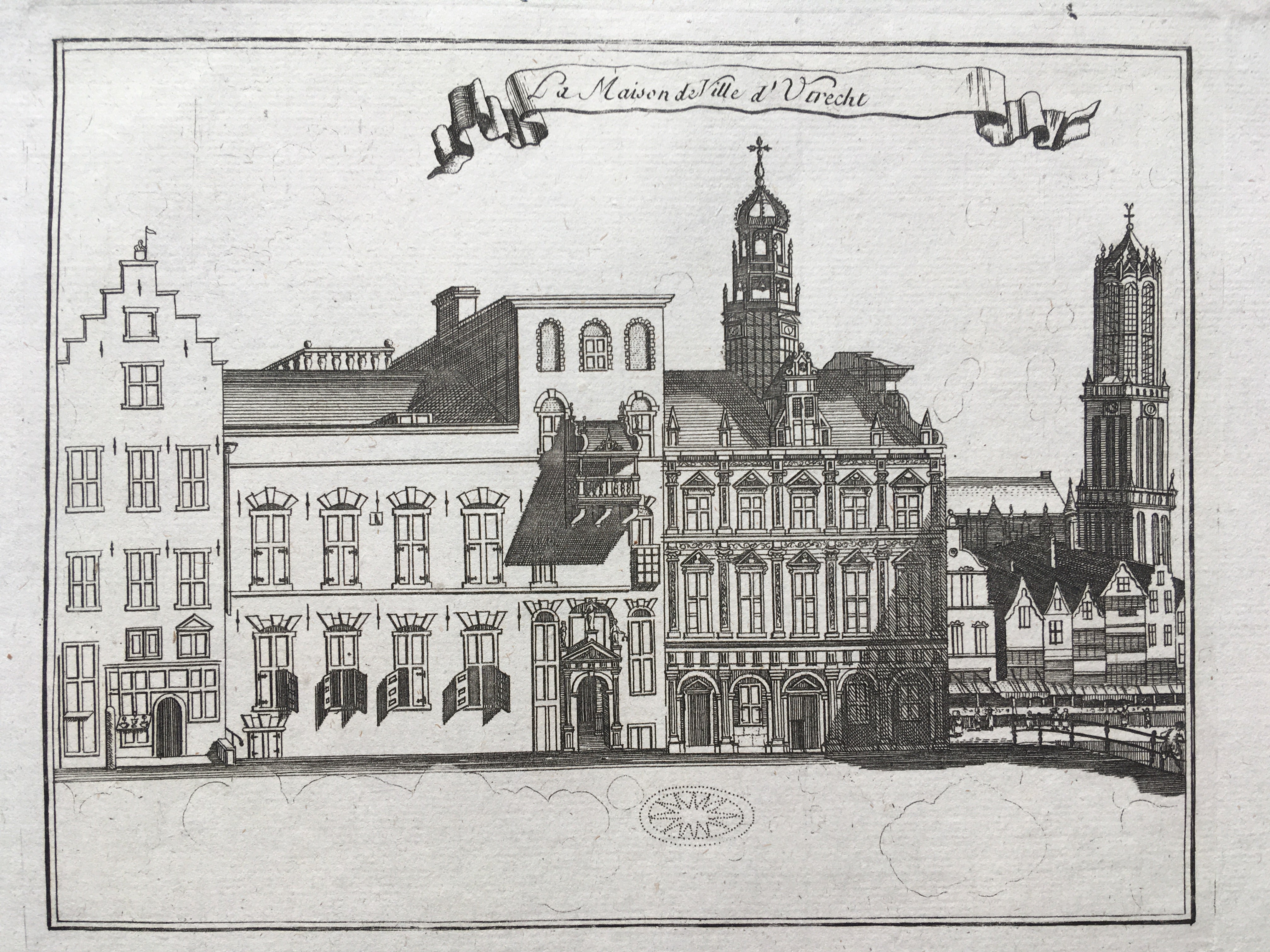 Het Stadhuis te Utrecht - ca. 1730