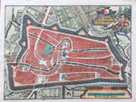 Stadsplattegrond van Utrecht - ca. 1710