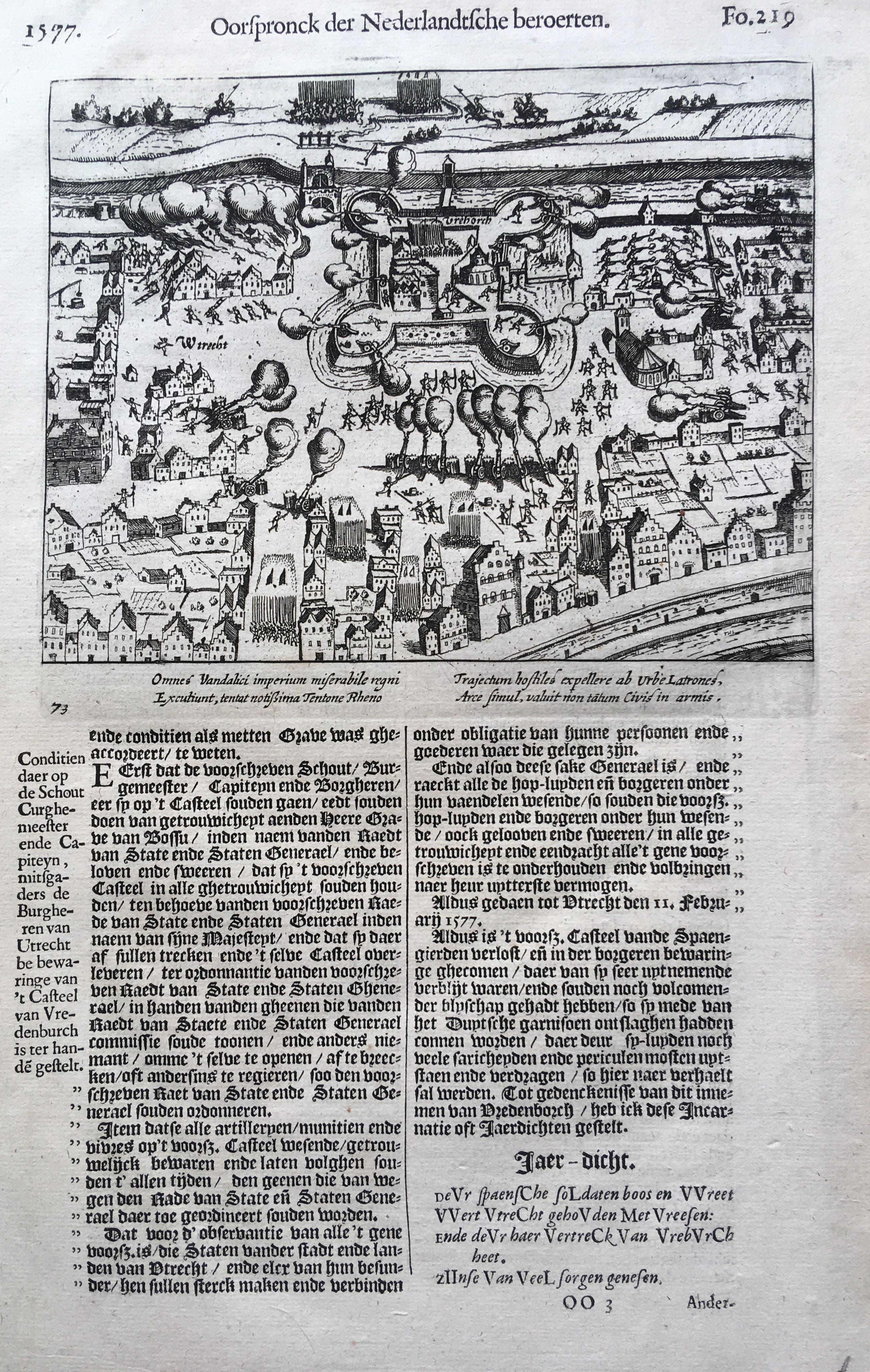 Het Beleg van Vredenburg, 1577 - ca. 1613
