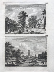 Het dorp De Bilt en de Biltstraat- H. Spilman- ca. 1750
