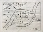 Plattegrond van Utrecht in 690- ca.1730
