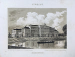 Het Stads Ziekenhuis te Utrecht- circa 1880.