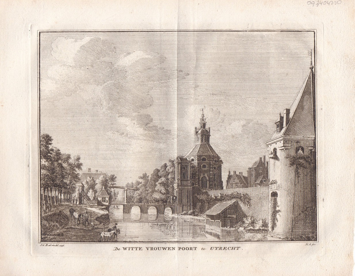 De Wittevrouwenpoort te Utrecht- 1736