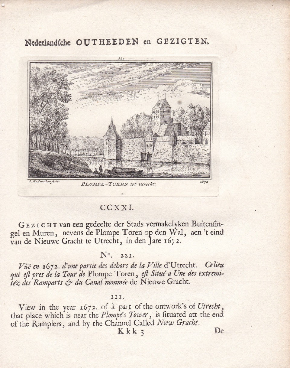 De Plompetoren te Utrecht- 1672