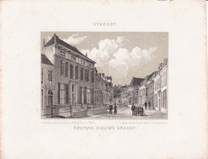 De Kromme Nieuwegracht- circa 1860
