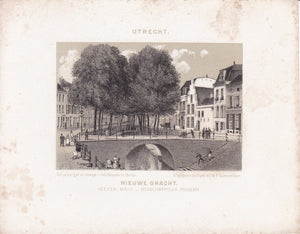 De Nieuwegracht- circa 1860