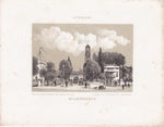 De Willemsbrug te Utrecht- circa 1860.
