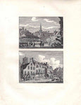 De Vismarkt en de Varkensmarkt te Utrecht- circa 1788