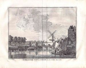 De Tollesteeg poort te Utrecht - circa 1780