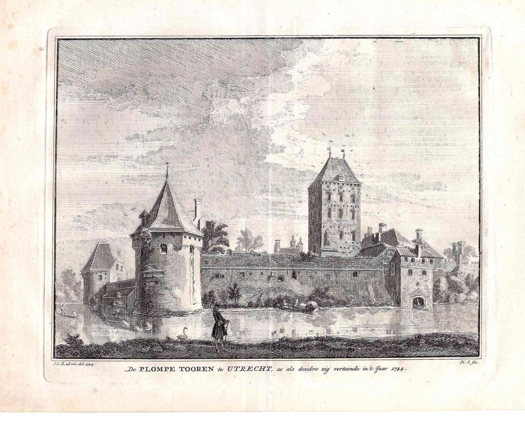 De Plompetoren te Utrecht - ca. 1750
