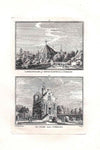 S. Sebastiaans/ Kruis-gasthuis te Utrecht en Buitenplaats Het Park te Uttrecht - circa 1750