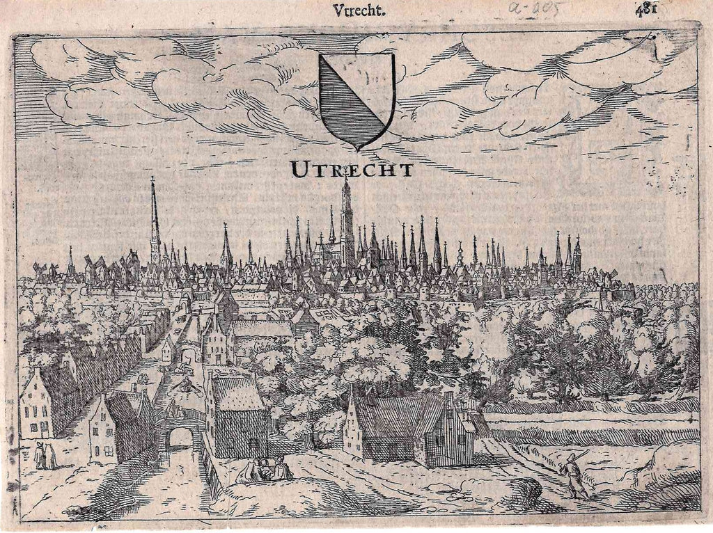 Gezicht op Utrecht - 1616