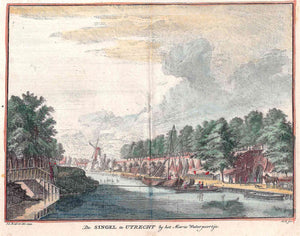 De Singel en het Marie waterpoortje - ca. 1750