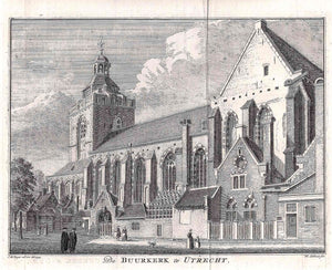 De Buurkerk te Utrecht - ca. 1750